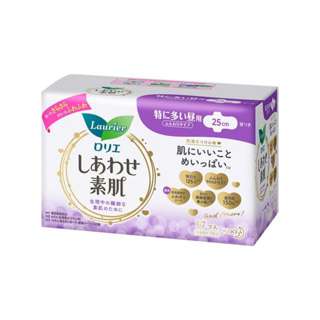 Kao Laurier Feather Breathable Heavy Day 25cm Pads