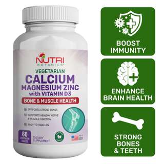 Nutri Botanics Calcium Magnesium Zinc + Vitamin D3 Supplement