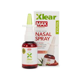 Xlear MAX Saline Nasal Spray with Capsicum and Xylitol