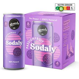 Remedy Drinks Organic Sodaly - Passionfruit Remedy Drinks Organic Sodaly - Passionfruit
