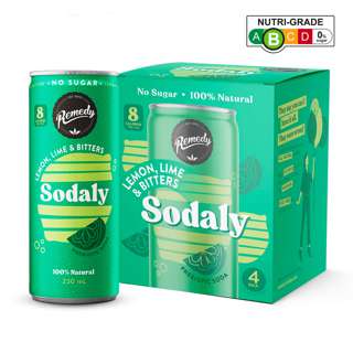 Remedy Drinks Organic Sodaly - Lemon Lime & Bitter