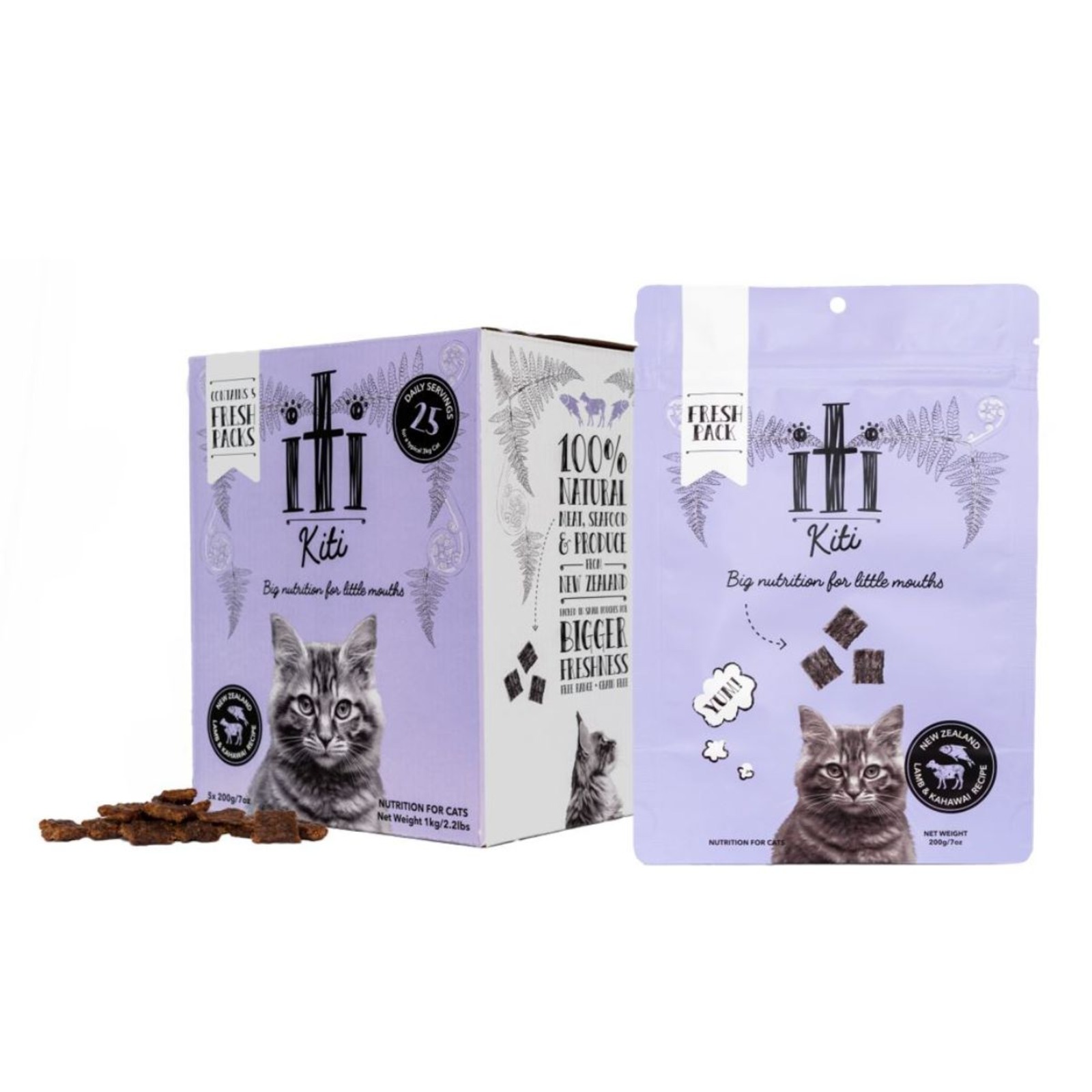Iti Kiti Air Dried Meat-Lamb & Kahawai