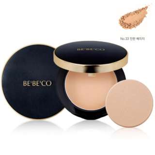 Bebeco Natural Two Way Cake 33 Deep Beige + Refill
