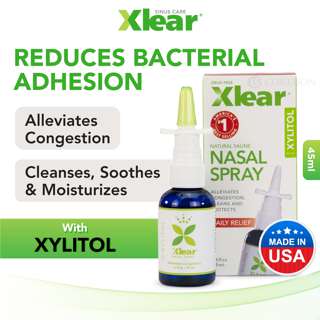 Xlear Natural Saline Sinus Nasal Spray Xylitol Xlear Natural Saline Sinus Nasal Spray Xylitol