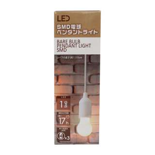 Green Ornament Pendant Light With SMD (LED) Bare Bulb