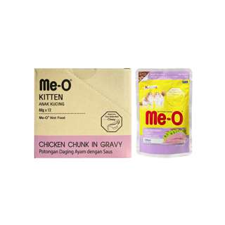 Me-O Pouch Kitten Cat Food - Chicken Chunk in Gravy