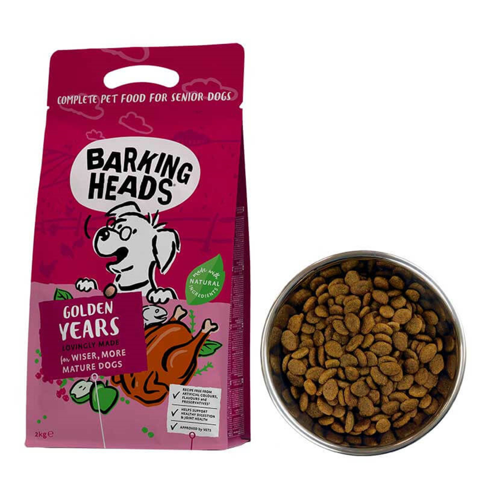 Barking Heads Golden Years With Chicken Brown Rice Trout | NTUC FairPrice