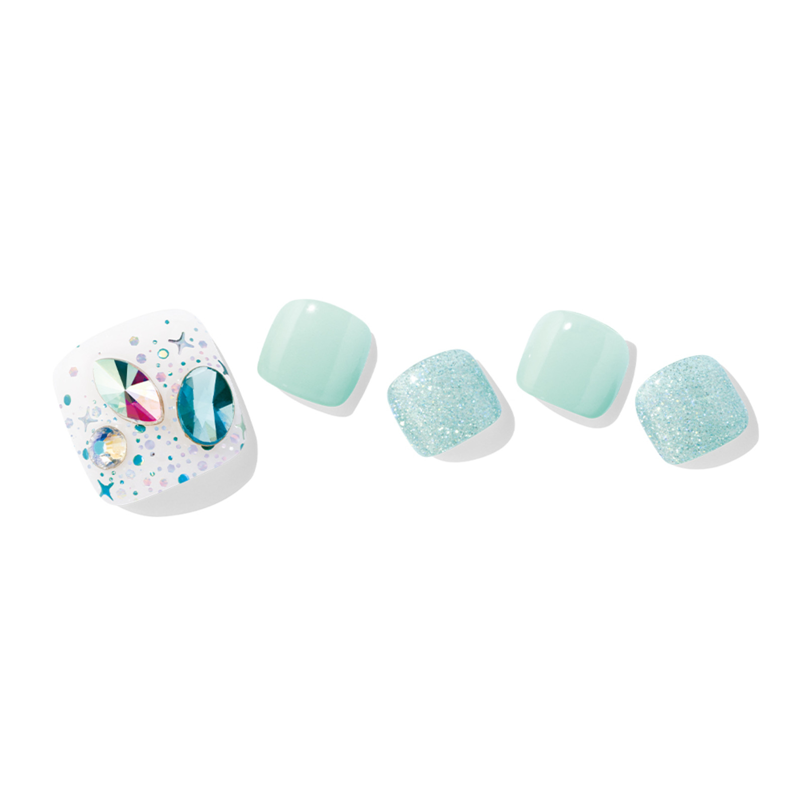 Ohora P Azure Pedicure Semi-cured Gel Nail Strips PP-016