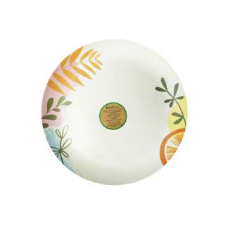 Bambusa 10 inch Round Plate Tropical