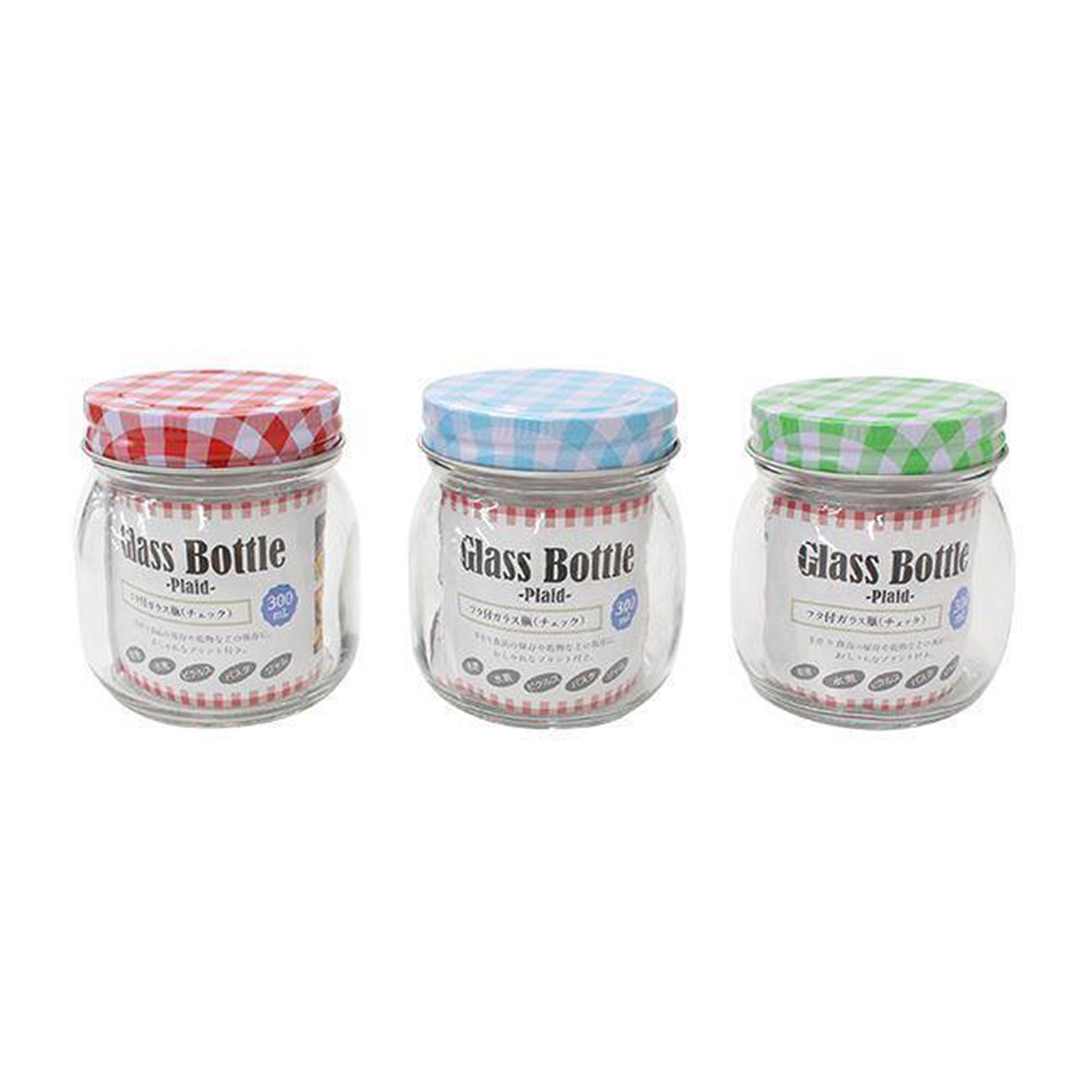 Glass Jam Jar With Lid Preserving Container - M (300ML) | NTUC