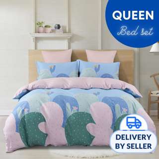 Rinco 100% Cotton 600TC Bed Set (Queen) Daisy Rinco 100% Cotton 600TC Bed Set (Queen) Daisy