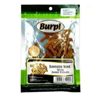 Burp Rawhide Bone With Sweet Potato