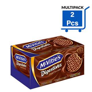 McVitie's Digestive Baked with Wheat, Milk Chocolate Biscuits