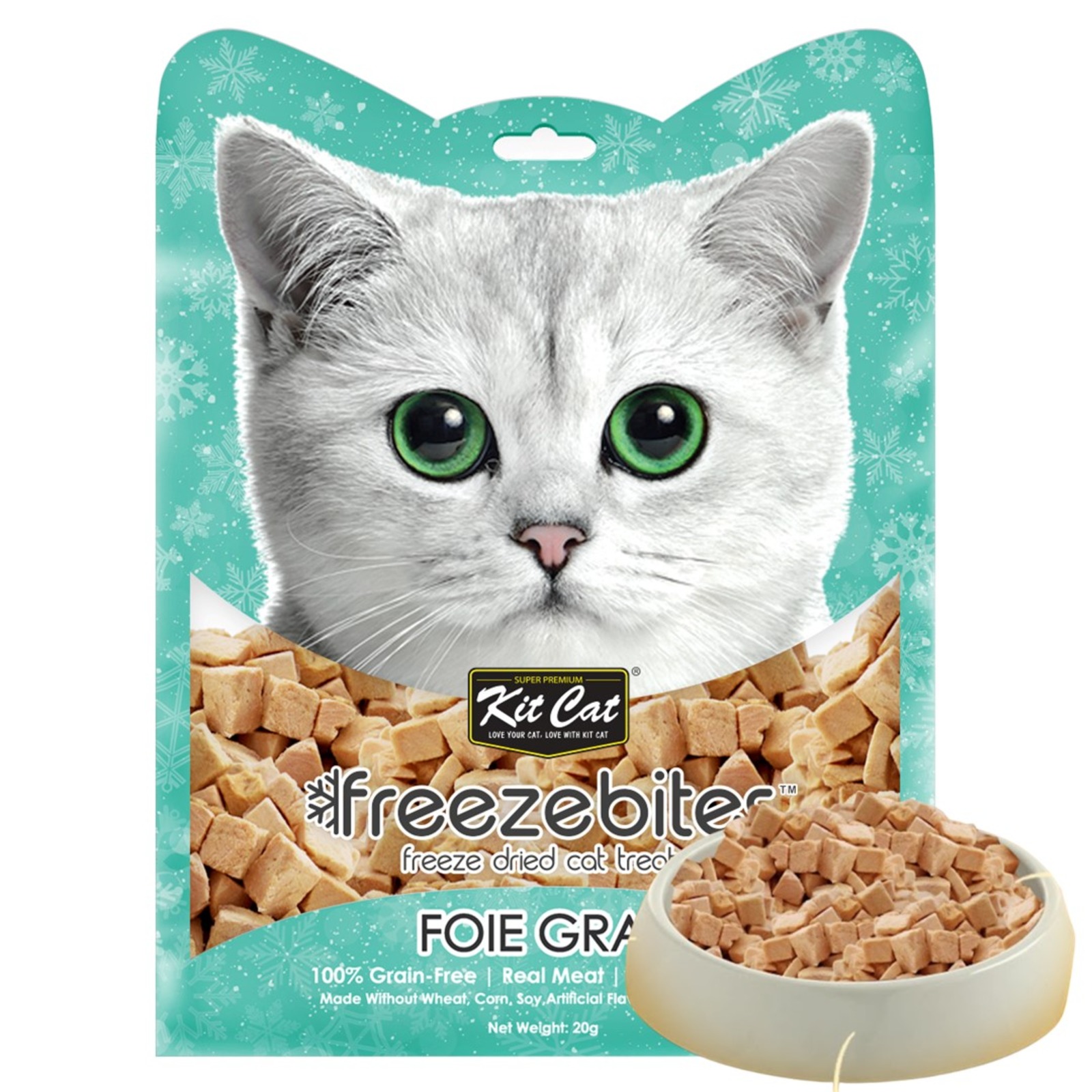 Kit Cat Freeze Bites Cat Treats Foie Gras NTUC FairPrice