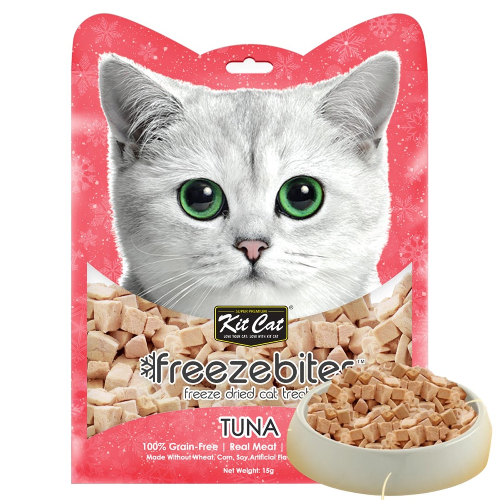 Kit Cat Freeze Bites Cat Treats Tuna NTUC FairPrice