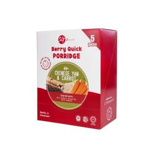 SG Homemade Berry Quick Porridge Chinese Yam & Carrot (5 pks)
