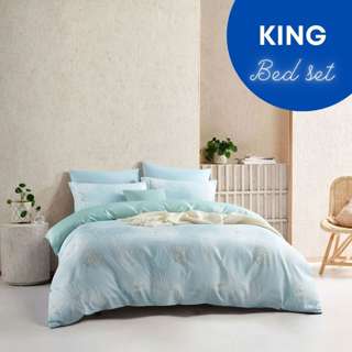 Mystique Tencel Bed Set King Gypso 700TC
