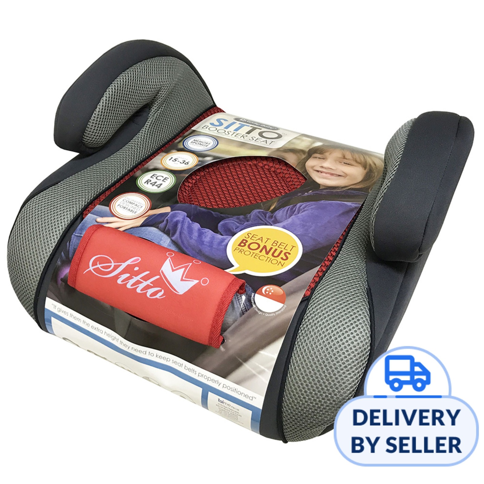 Lucky Baby Sitto Safety Booster Seat - Red