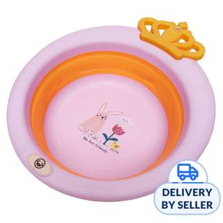 Lucky Baby Crown Collapsible Wash Basin - Pink