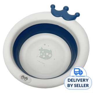 Lucky Baby Crown Collapsible Wash Basin - Blue