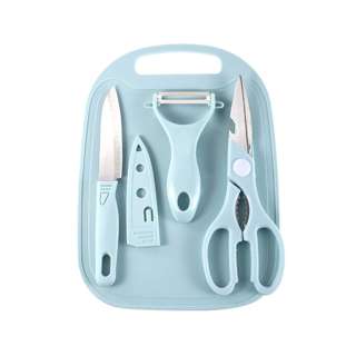 Camime Knife Set With Scissor - Blue