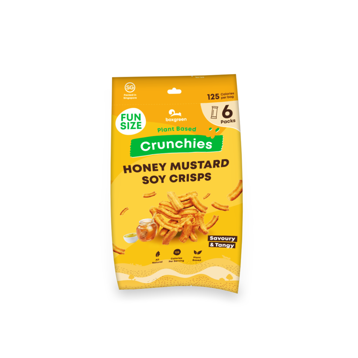 Boxgreen Honey Mustard Soy Crisps Fun Pack NTUC FairPrice