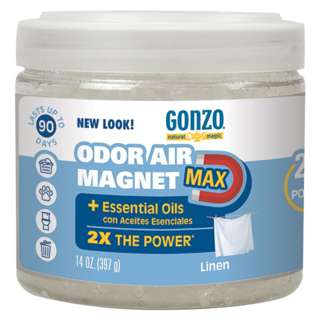 Gonzo Natural Magic Odor Air-Magnet Max Essential Oil Linen Gonzo Natural Magic Odor Air-Magnet Max Essential Oil Linen