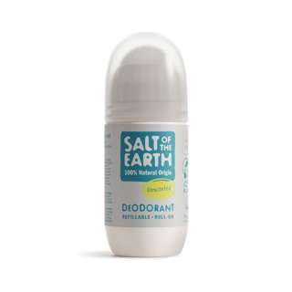 Salt Of The Earth Natural Roll-On Deodorant - Unscented Salt Of The Earth Natural Roll-On Deodorant - Unscented