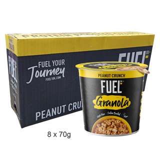 FUEL10K Peanut Crunch Protein Boosted Granola Pot Case