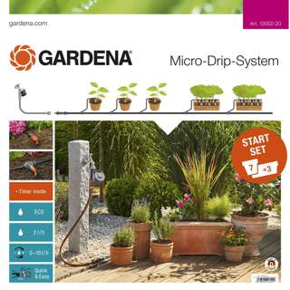 Gardena Start Set Flower Pots M Auto Gardena Start Set Flower Pots M Auto