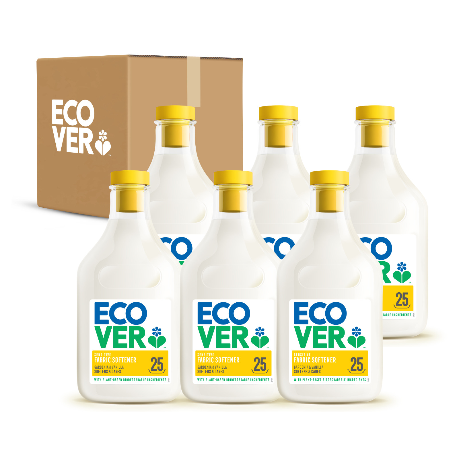 Ecover Fabric Softener - Gardenia & Vanilla Carton