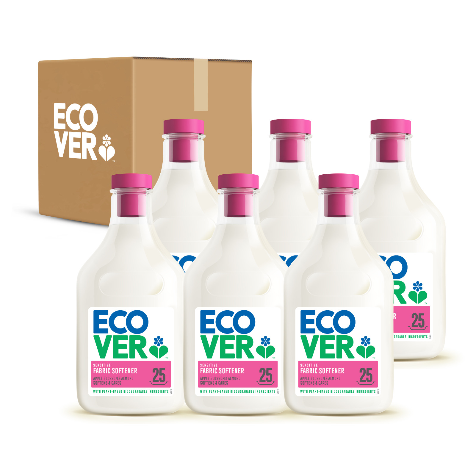 Ecover Fabric Softener - Apple Blossom & Almond Carton