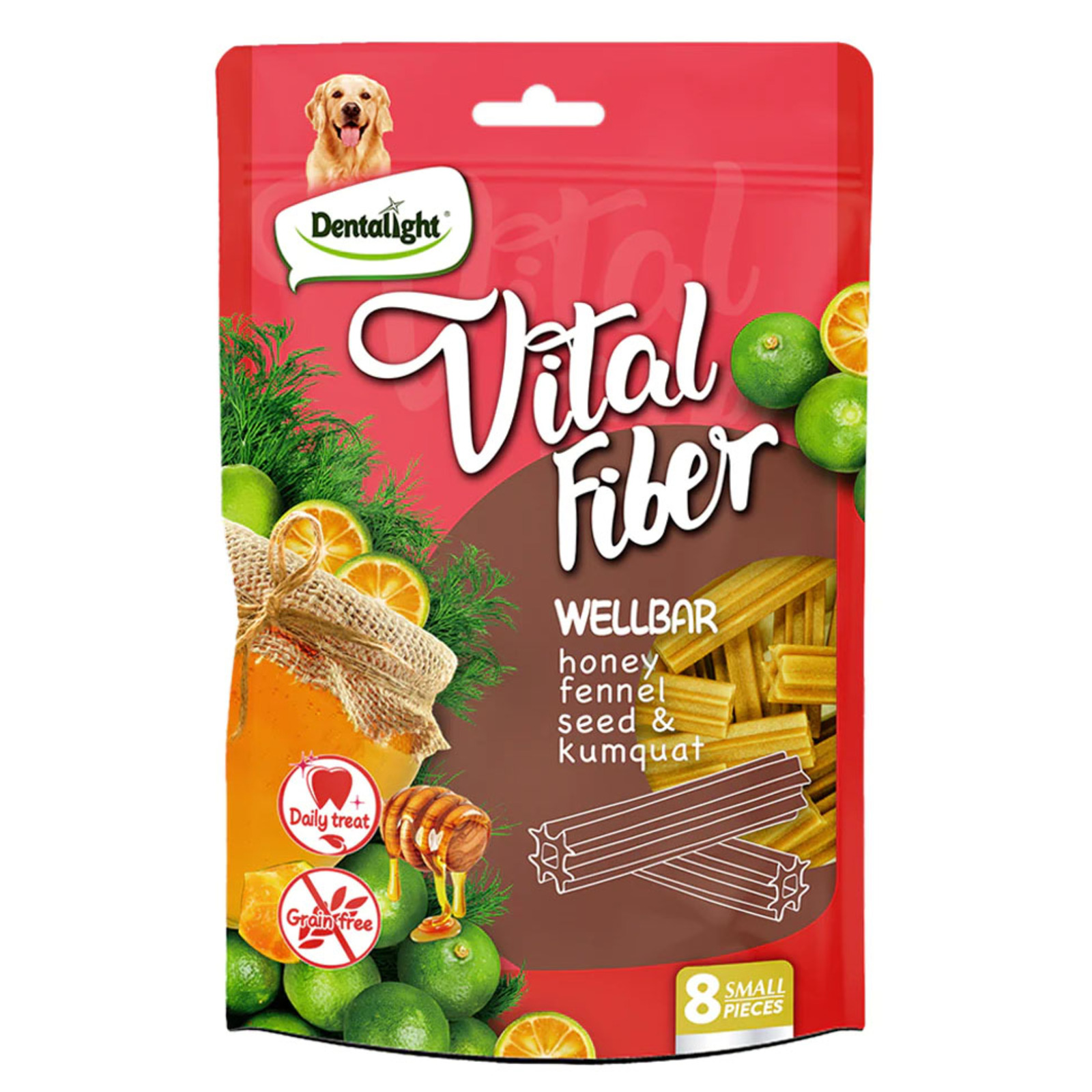 Dentalight 3" Vital Fiber Wellbar Honey, fennel seed, kumquat NTUC