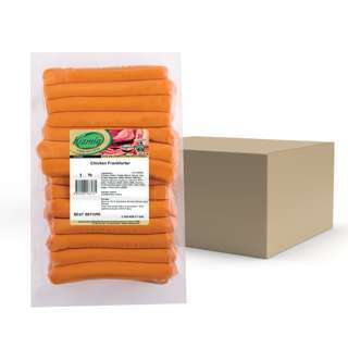 Kizmiq Chicken Frankfurter 5.5inch - Frozen (CTN)