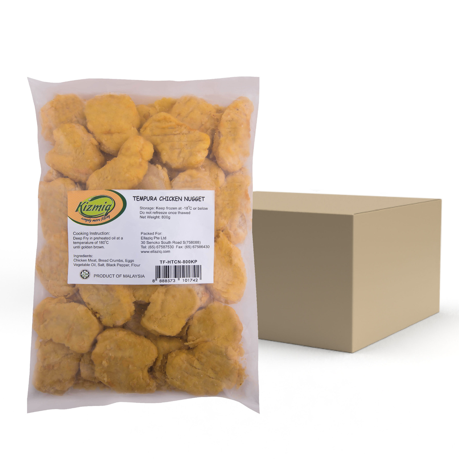 Kizmiq Tempura Chicken Nuggets - Frozen (CTN) | NTUC FairPrice