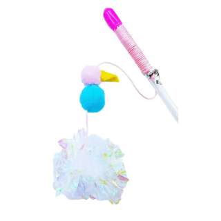 Amy N Carol Cat Teaser Pvc Ball Duck (Blue)