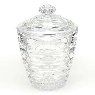 Caterina Crystal Triangular Covered Candy Jar L17xH25Cm