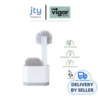 Vigar Reng White Monobloc Sink Caddy Set Vigar Reng White Monobloc Sink Caddy Set