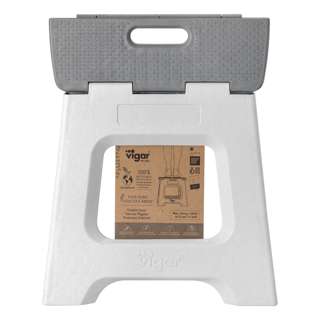 VIGAR Zeroline Foldable 32cm Stool - Grey