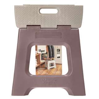 VIGAR Compact Foldable 32cm Stool - Raisin In The Sun