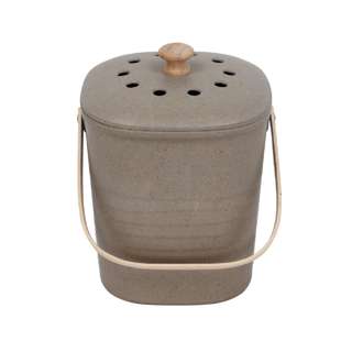 White Magic Eco Basics Compost Kitchen Waste Bin 4L - Granite