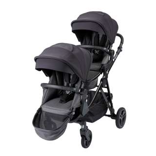 Unilove DLXtour Twins Stroller Complete Set - Jet Black Unilove DLXtour Twins Stroller Complete Set - Jet Black