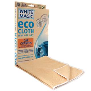 White Magic Eco Cloth Car Chamois Dry Streak Free Finish White Magic Eco Cloth Car Chamois Dry Streak Free Finish