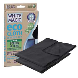 White Magic Eco Cloth Screen & Lens Cleaner Anti-Static Cloth