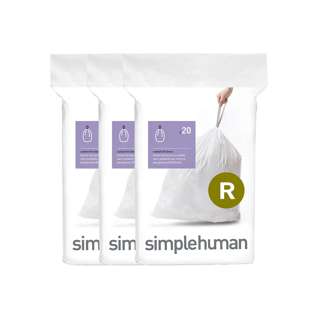 simplehuman Code R Custom Fit 10L Bin Liners (60 Liners)