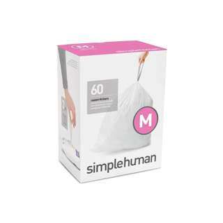 simplehuman Code M Custom Fit 45L Bin Liners (60 Liners)
