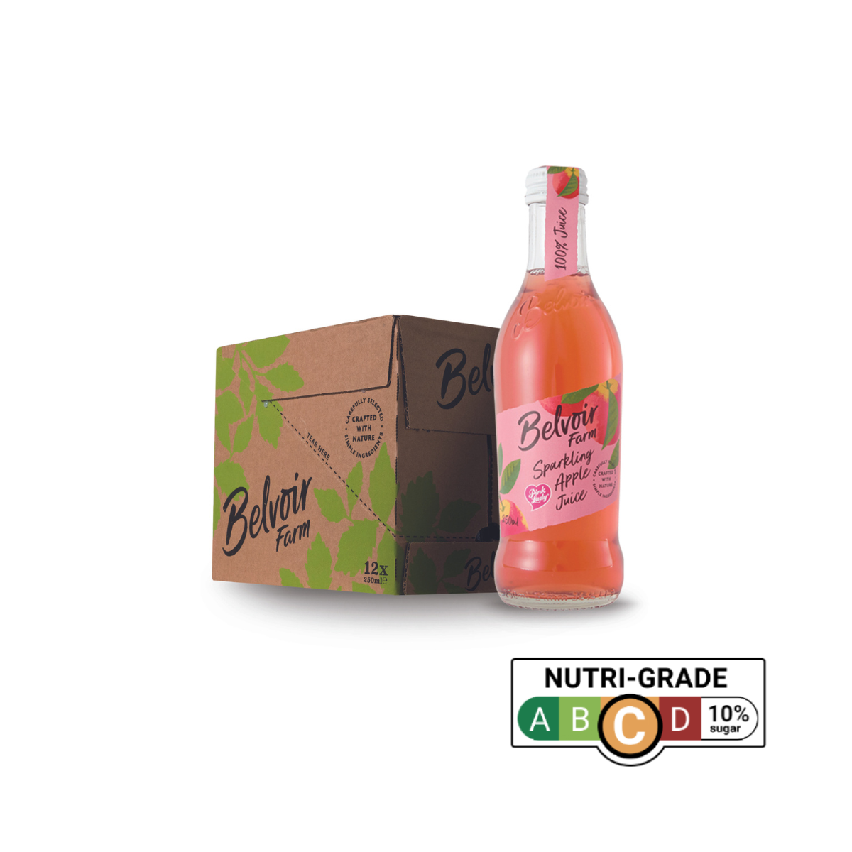 Belvoir Pink Lady Sparkling Apple Juice Presse
