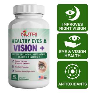 Nutri Botanics Healthy Eye & Vision + Lutein Eye Supplement