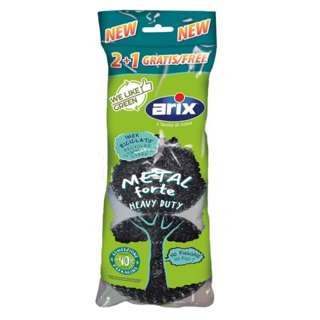 Arix We Like Green - Heavy Duty Stainless Steel Scourer (3pcs