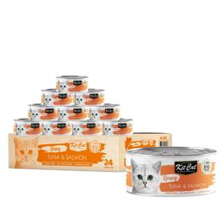 Kit Cat Gravy For Cats - Tuna & Salmon (CTN)